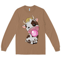 Toasted Coconut cute cow Long Sleeve Tee - texasbilliewilder