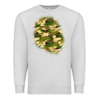 Dove Grey camouflage patch 3 Premium Sweatshirt - BundleAndBundleShop
