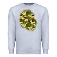 Heather Grey camouflage patch 3 Premium Sweatshirt - BundleAndBundleShop