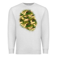 Oatmeal Heather camouflage patch 3 Premium Sweatshirt - BundleAndBundleShop