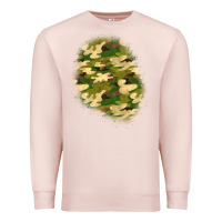 Pale Pink camouflage patch 3 Premium Sweatshirt - BundleAndBundleShop