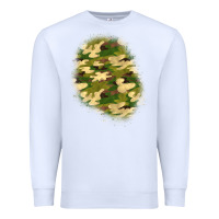 White camouflage patch 3 Premium Sweatshirt - BundleAndBundleShop