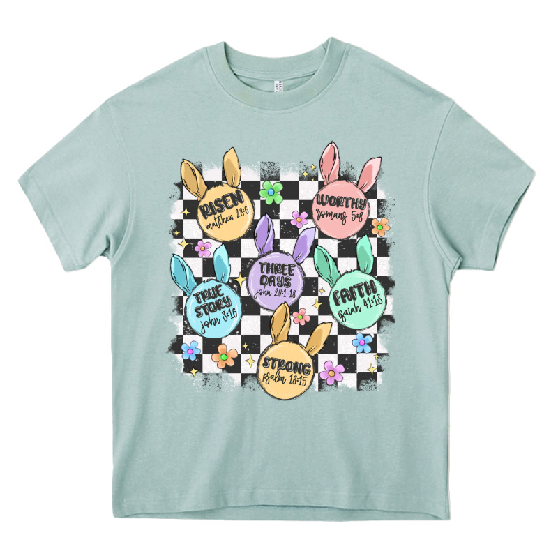 Easter Bunny Candy Heavy Core Tee by MaliasSmallBusiness | Teevron