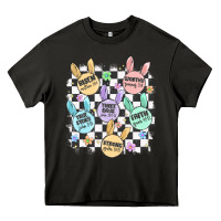 Asphalt easter bunny candy Heavy Core Tee - MaliasSmallBusiness