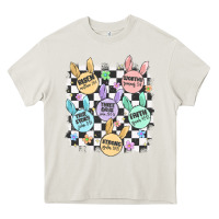 Cream easter bunny candy Heavy Core Tee - MaliasSmallBusiness