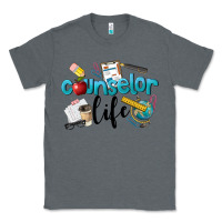Charcoal Heather Counselor Life Classic Tee - LillyAllenDesigns