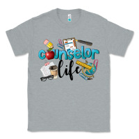 Heather Grey Counselor Life Classic Tee - LillyAllenDesigns