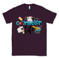 Plum Counselor Life Classic Tee - LillyAllenDesigns