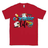 Red Counselor Life Classic Tee - LillyAllenDesigns