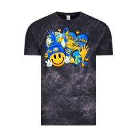 Cloud Black retro disco ball the lucky few smile face Vintage Tee - Artiststas