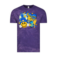 Retro Disco Ball The Lucky Few Smile Face Vintage Tee | Teevron