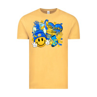Vintage Mustard retro disco ball the lucky few smile face Vintage Tee - Artiststas