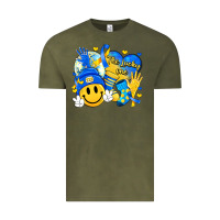 Vintage Olive retro disco ball the lucky few smile face Vintage Tee - Artiststas