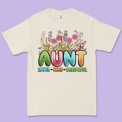 Aunt Loved Kind Beautiful Premium Tee Designed By Maliassmallbusiness