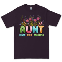Plum aunt loved kind beautiful Premium Tee - MaliasSmallBusiness