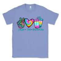 Colony Blue peace love loaded tea Classic Tee - JahusDesignShop