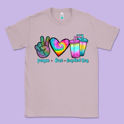 Peace Love Loaded Tea Classic Tee Designed By Jahusdesignshop