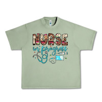 Oil Green nurse in progress Urban Heavy Tee - JahusDesignShop