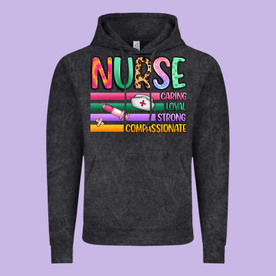 Nurse Vintage Hoodie Designed By Artiststas