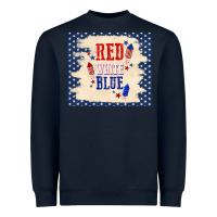 Navy red white blue Heavyweight Sweatshirt - TumblerDesignByShophia