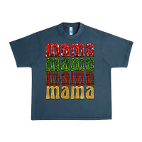 Midnight Navy Christmas mama Urban Heavy Tee - BarkalooDesign