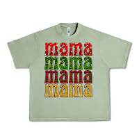 Oil Green Christmas mama Urban Heavy Tee - BarkalooDesign