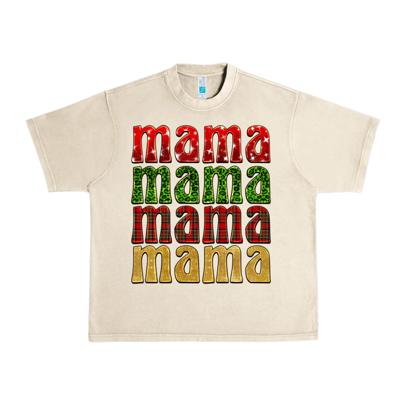 Christmas Mama Urban Heavy Tee by BarkalooDesign | Teevron