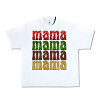 White Christmas mama Urban Heavy Tee - BarkalooDesign