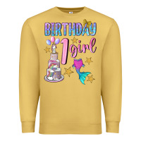 Antique Gold birthday girl 1 Premium Sweatshirt - BundleAndBundleShop
