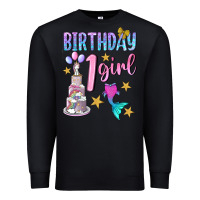 Black birthday girl 1 Premium Sweatshirt - BundleAndBundleShop