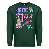 Sports Green birthday girl 1 Premium Sweatshirt - BundleAndBundleShop