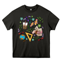 Asphalt teacher tools Heavy Core Tee - MaliasSmallBusiness