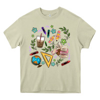 Mossy teacher tools Heavy Core Tee - MaliasSmallBusiness