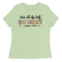Matcha when all else fails god doesnt Ladies Tee - MaliasSmallBusiness
