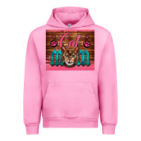 Fuchsia Pink Western Cat Mom Urban Hoodie - LillyAllenDesigns