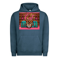 Pigment Midnight Navy Western Cat Mom Urban Hoodie - LillyAllenDesigns