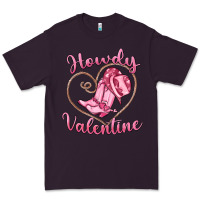 Plum howdy valentine Premium Tee - MaliasSmallBusiness