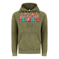 Vintage Olive teach them love them watch them grow teacher Vintage Hoodie - Artiststas