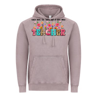 Vintage Zinc teach them love them watch them grow teacher Vintage Hoodie - Artiststas
