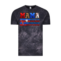 Cloud Black baseball mama Vintage Tee - Artiststas