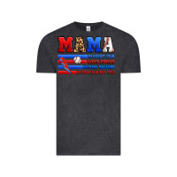 Vintage Black baseball mama Vintage Tee - Artiststas