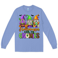 Colony Blue halloween with my gnomies Long Sleeve Tee - texasbilliewilder