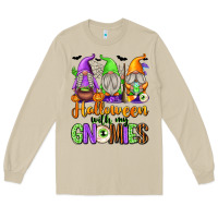 Mushroom halloween with my gnomies Long Sleeve Tee - texasbilliewilder