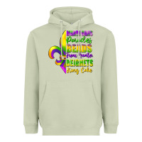 Matcha mardi gras parades beads french quarter beignets Heavyweight Hoodie - FaDigitalArtStudio