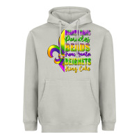 Moon Dust mardi gras parades beads french quarter beignets Heavyweight Hoodie - FaDigitalArtStudio