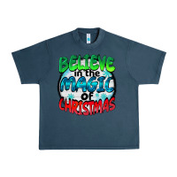 Midnight Navy believe in the magic of christmas Urban Heavy Tee - BarkalooDesign