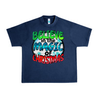 Navy believe in the magic of christmas Urban Heavy Tee - BarkalooDesign