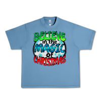 Pebble Blue believe in the magic of christmas Urban Heavy Tee - BarkalooDesign