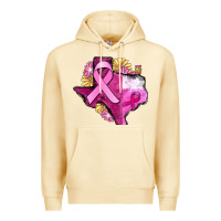 Pina Colada Texas Cancer Awareness map Premium Hoodie - FaDigitalArtStudio