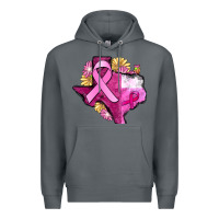 Rock Texas Cancer Awareness map Premium Hoodie - FaDigitalArtStudio